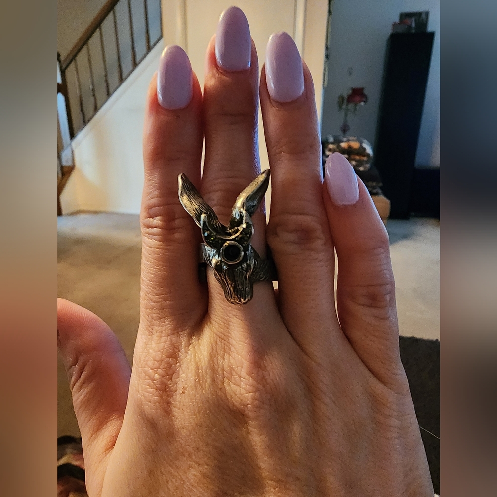 Rare and no longer made Martha Rotten pagan bunny ring